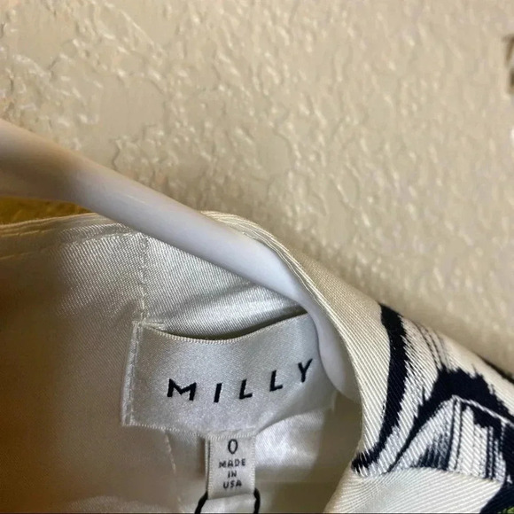 Milly Astrid Magnolia Dress Citron size 0 NEW - Picture 5 of 6